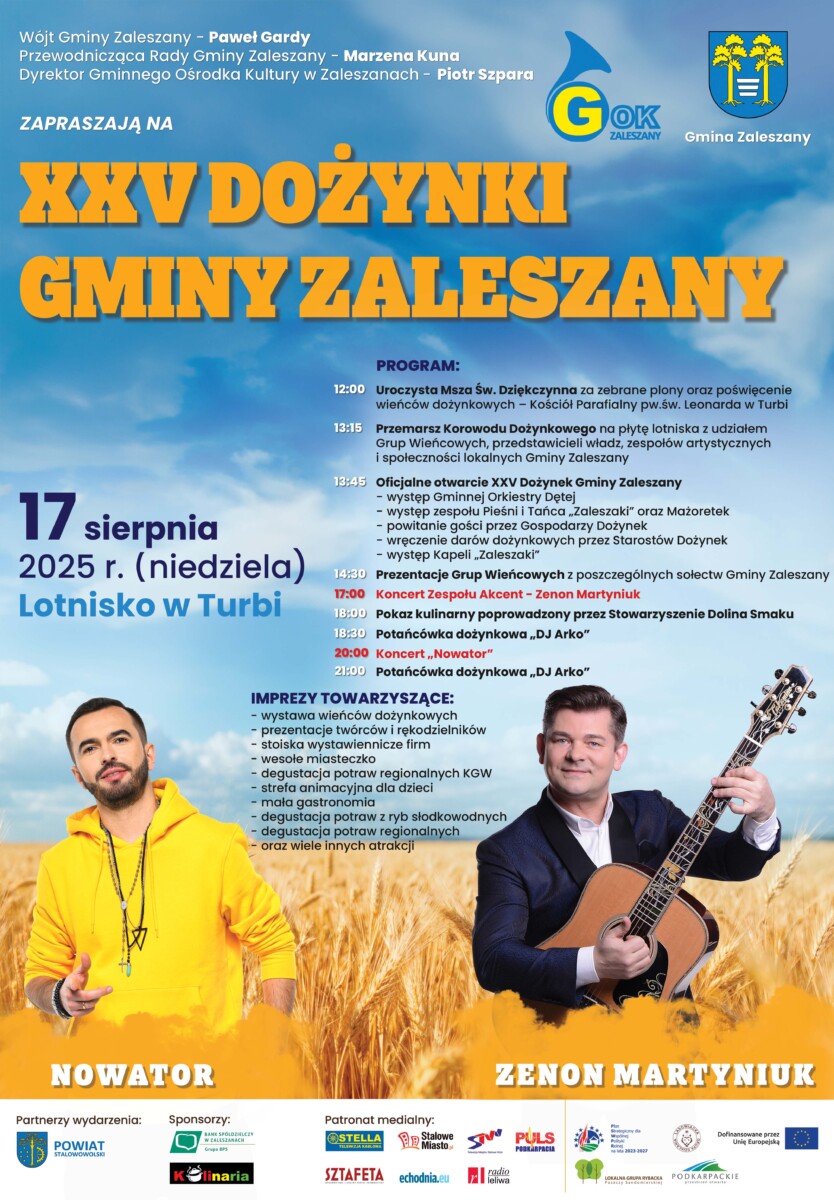Plakat GOK Zaleszany