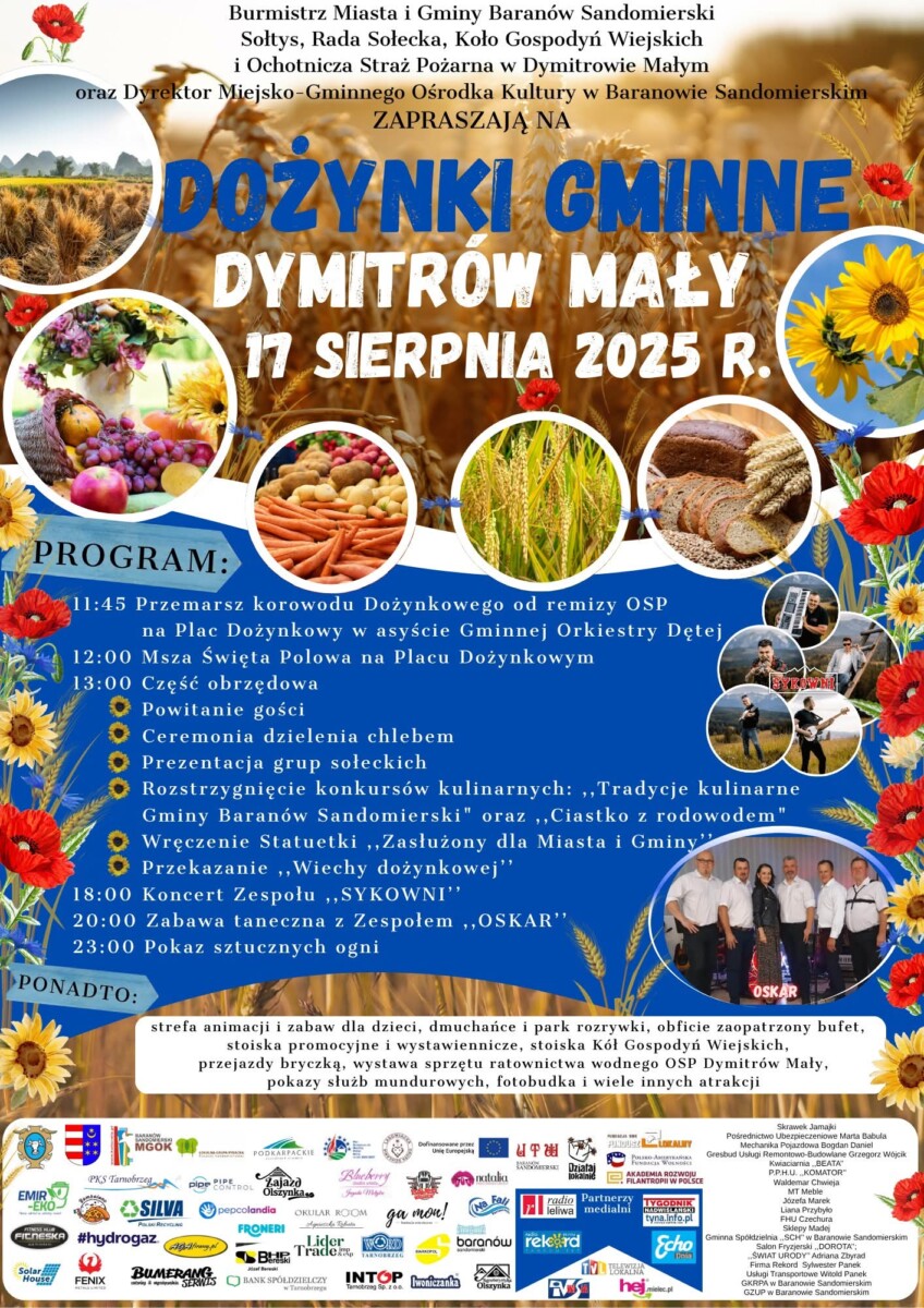 Plakat UTW Baranów Sandomierski